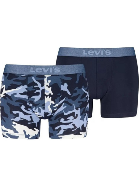 Levi's Ανδρικά Μποξεράκια Σετ 2Pack Navy Μπλε 701238426-001