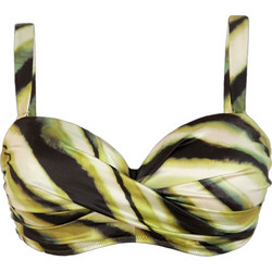 Rock Club Bikini Top Lime Μαύρο BP-2485-335
