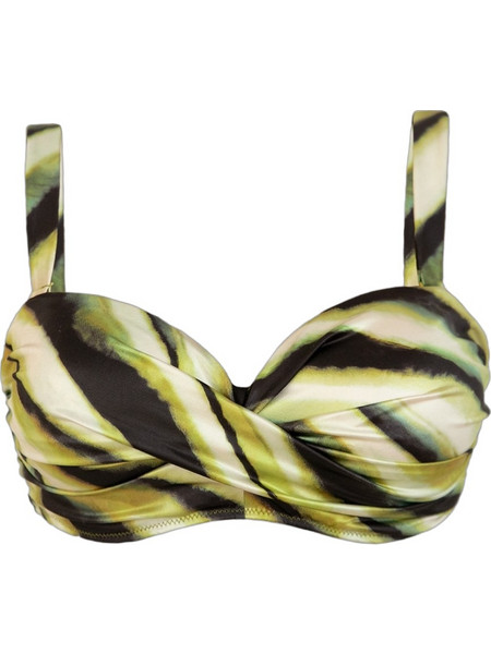 Rock Club Bikini Top Lime Μαύρο BP-2485-335