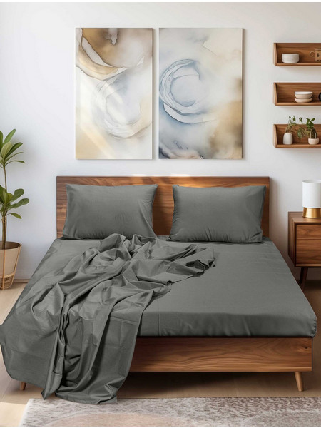 MADI Σεντόνι Υπέρδιπλο 240x260 Sleek Grey