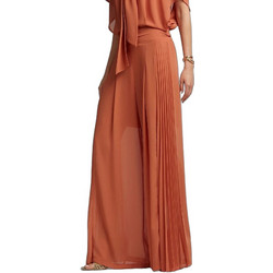 Lynne Ψηλόμεση Υφασμάτινη Γυναικεία Παντελόνα Loose Εφαρμογή Rusted 0056-0512007-361