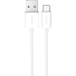 Puro USB-A to USB-C 10W 2m White PUCAC10W2MTWHI