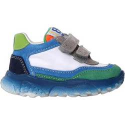 Naturino Παιδικά Sneakers Μποτάκια Λευκά Navy Μπλε Πράσινα 001-2019002-02-1F28