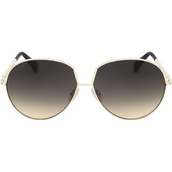Max Mara MM0081 32B Ανδρικά Γυαλιά Ηλίου Aviator Μεταλλικά Χρυσά με Μαύρο Φακό