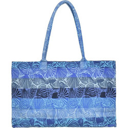 Ble Resort Collection Υφασμάτινη Τσάντα Θαλάσσης Ώμου Γαλάζια 5-42-304-0254