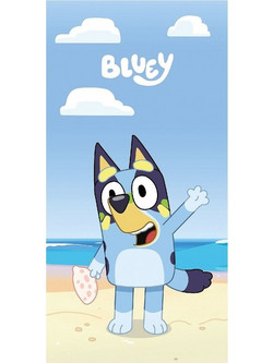 Bluey Ocean Παιδική Πετσέτα Θαλάσσης Microfiber Γαλάζια 70x140cm 5904209614035