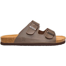 Funky Buddha Δερμάτινα Ανδρικά Σανδάλια Καφέ FBM013-004-08