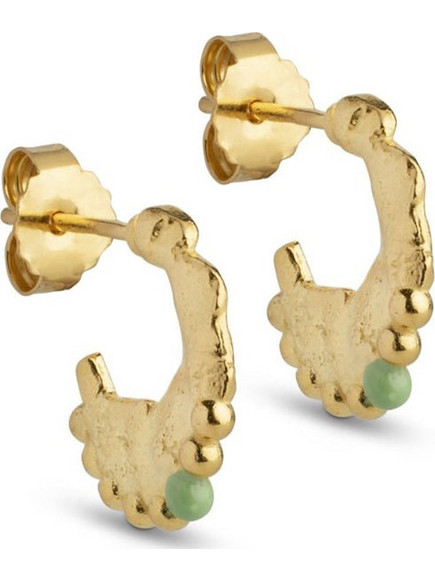 Enamel Copenhagen Felie Γυναικεία Σκουλαρίκια Κρεμαστά από Ασήμι 925 Επιχρυσωμένα E263GM