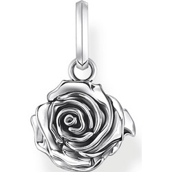 Thomas Sabo Γυναικείο Μενταγιόν Λουλούδι από Ασήμι 925 με Χάντρες PE982-637-21