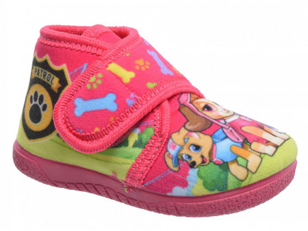 Antrin Paw Patrol Χειμερινές Παιδικές Παντόφλες Μποτάκια για Κορίτσι Φούξια 14000
