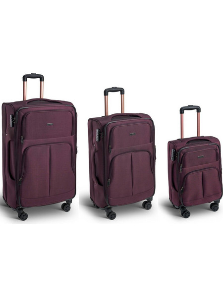 Xplorer 15905 Σετ Βαλίτσες 3τμχ Μωβ