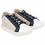 Babywalker Βαπτιστικά Sneakers για Αγόρι Ανατομικά Μπεζ Navy Μπλε BS3039