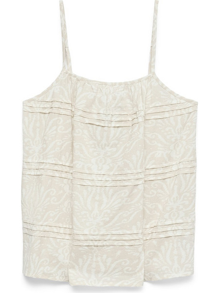 Vero Moda Γυναικείο Καλοκαιρινό Top Βαμβακερό Εκρού 10341601