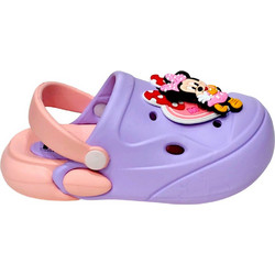 Jomix Minnie Mouse Παιδικά Παπούτσια Θαλάσσης για Κορίτσι Ανατομικά Λιλά Σομόν 6009