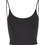 Urban Classics Γυναικείο Καλοκαιρινό Crop Top Μαύρο TB7697-00007