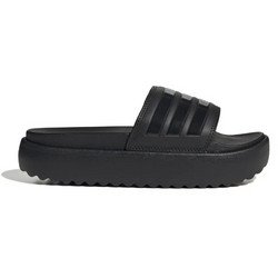 Adidas Adilette Γυναικείες Παντόφλες Καλοκαιρινές Flatforms Μαύρες HQ6179