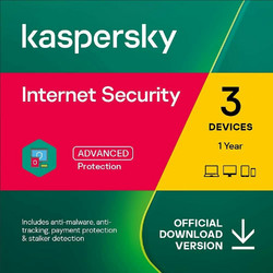 Kaspersky Internet Security 2026 για 3 Συσκευές και 1 Έτος Χρήσης (Ηλεκτρονική Άδεια)