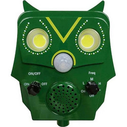 Owl Guard Απωθητικό Μπαταρίας για Γάτες Σκύλους Πτηνά Ποντίκια & Αρουραίους με Υπερήχους Εξωτερικού Χώρου