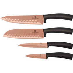 Berlinger Haus Metallic Line Rose Gold Σετ Μαχαίρια από Ανοξείδωτο Ατσάλι 4τμχ BH-2385N