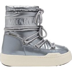 Moon Boot Παιδικές Μπότες Χιονιού Ασημί Αδιάβροχες με Γούνα 80D3440020-H001