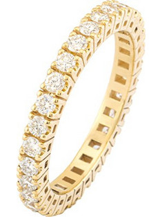 Million Diamonds Γυναικείο Δαχτυλίδι Σειρέ Ολόβερο από Xρυσό 18K με Διαμάντι RL24069