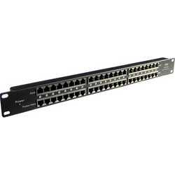 MaxLink POE-PAN24 Patch Panel Rack 1U 19" 24 Θυρών Shielded