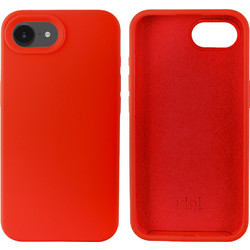 Idol 1991 Velvet Elite Side Camera Guard Back Cover Red (iPhone 17e)