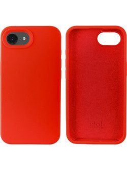 Idol 1991 Velvet Elite Side Camera Guard Back Cover Red (iPhone 17e)