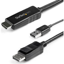 StarTech Καλώδιο DisplayPort 1.4 to HDMI Male 3m Black HD2DPMM3M