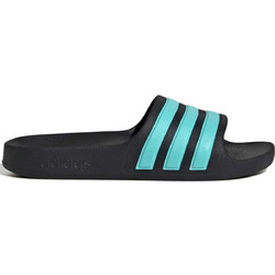Adidas Παιδικές Παντόφλες Καλοκαιρινές Μαύρες Τιρκουάζ JS2497