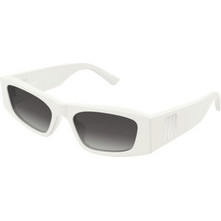 Balenciaga BB0478S 004 Γυναικεία Γυαλιά Ηλίου Cat Eye Κοκάλινα Λευκά με Μαύρο Φακό