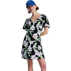 Roxy Mini Καλοκαιρινό Καθημερινό Φόρεμα Floral Μαύρο ERJWD03943-KVJ5