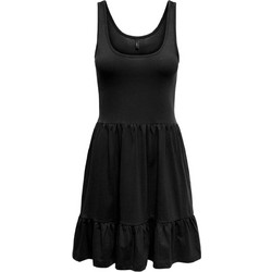 Only Mini Καλοκαιρινό Καθημερινό Φόρεμα Μαύρο 15371944