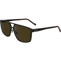 Zeiss ZS24547SP-201 Ανδρικά Γυαλιά Ηλίου Aviator Κοκάλινα Μαύρα με Καφέ Φακό