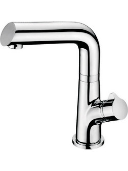 Interflex Minimal 084181 Μπαταρία Κουζίνας Πάγκου Διπλής Παροχής Ανάμεικτη Inox
