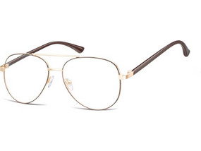 Sunoptic 931E Σκελετός Γυαλιών Οράσεως Μεταλλικός Καφέ
