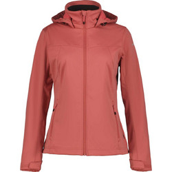 Icepeak Boise Γυναικείο Μπουφάν Χειμωνιάτικο Softshell Μακρύ Αδιάβροχο Κοραλί 9-54974-694-628