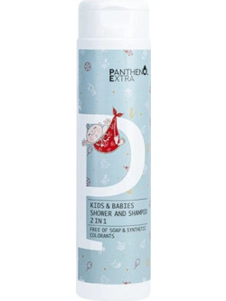 Medisei Panthenol Extra Extra Kids & Babies Παιδικό Σαμπουάν & Αφρόλουτρο για Επανόρθωση 300ml