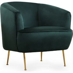 Πολυθρόνα Πράσινη Wing Chair Piccoli 8681875834604
