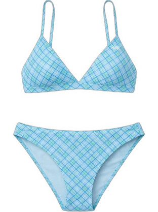Roxy Bikini Set Τριγωνάκι Γαλάζιο ERJX203603
