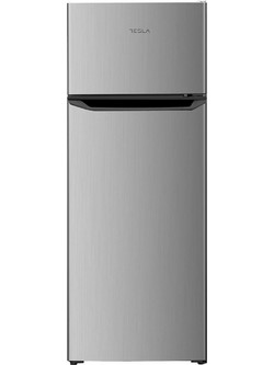 Tesla RD2101HSE Δίπορτο Ψυγείο 206lt Υ142.6xΠ54.5xΒ55.5cm Inox