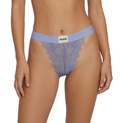 Hugo Γυναικείο String με Δαντέλα Γαλάζιο 50535036