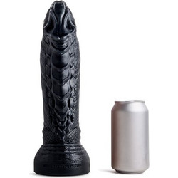 Mr. Hankeys Toys Dragon Dildo με Βεντούζα 30.5cm Μαύρο