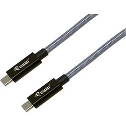 Equip 128428 Braided Stainless USB-C to USB-C 240W 3m Black