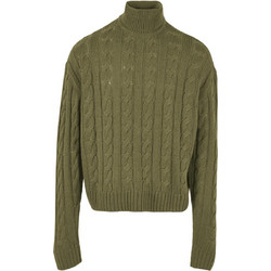 Urban Classics Ανδρικό Πουλόβερ Ζιβάγκο Χακί TB6339-03057