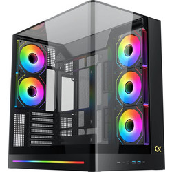 Xigmatek Pano II Black Gaming Midi Tower Κουτί Υπολογιστή RGB με Πλαϊνό Παράθυρο
