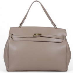 Passaggio Leather Γυναικεία Τσάντα Χειρός Δερμάτινη Nude 5473-KR-04
