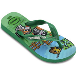 Havaianas Minecraft Παιδικές Σαγιονάρες για Αγόρι Πράσινες Γαλάζιες 4145125-2703