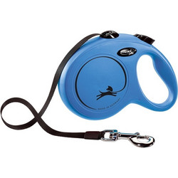 Flexi New Classic Πτυσσόμενο Λουρί Σκύλου έως 50kg 8m Μπλε