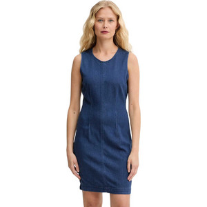 Guess Dahila Mini Καλοκαιρινό Καθημερινό Φόρεμα Τζιν Navy Μπλε W6GK55D0861-SNK1 Guess Dahila Mini Καλοκαιρινό Καθημερινό Φόρεμα Τζιν Navy Μπλε W6GK55D0861-SNK1